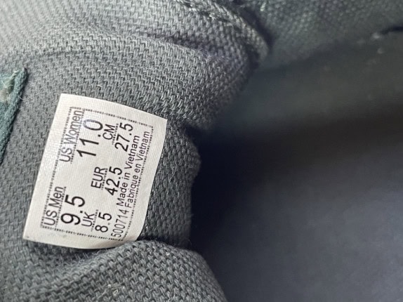 VANS SNEAKERS SKATE ΣΚΟΥΡΟ ΠΡΑΣΙΝΟ UNISEX PRE OWNED EU 42.5