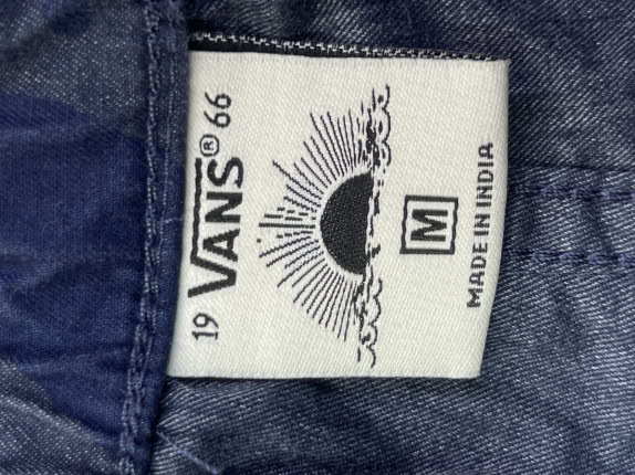 VANS SHORTS BLUE MENS PRE OWNED M