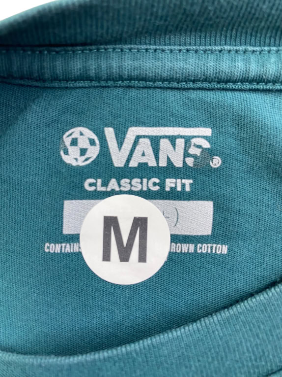 VANS T-SHIRT CASUAL LOGO ΠΡΑΣΙΝΟ ΑΝΔΡΙΚΟ M