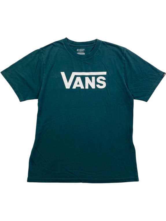 VANS T-SHIRT CASUAL LOGO ΠΡΑΣΙΝΟ ΑΝΔΡΙΚΟ M