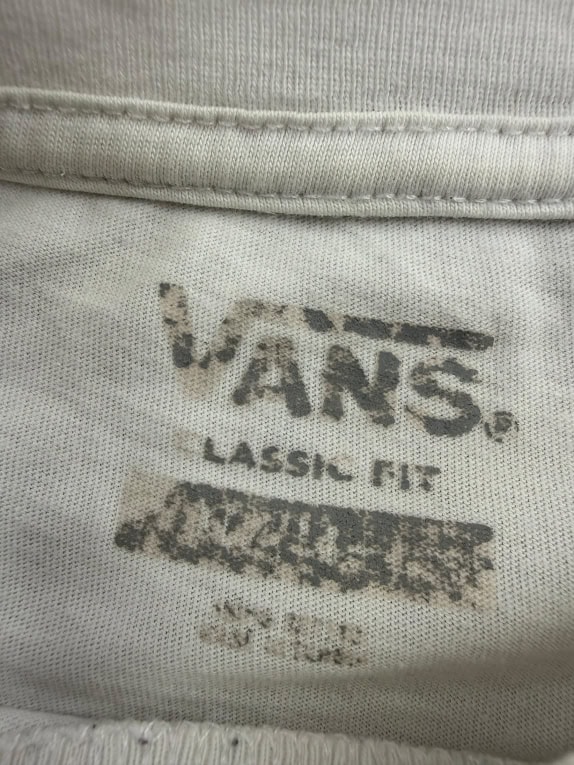 VANS T-Shirt "Off The Wall" Tie-Dye Skateboard Logo Λευκό Ανδρικό S