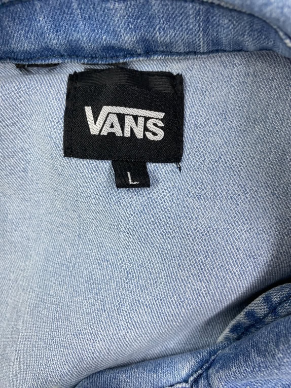 VANS ΤΖΙΝ ΟΛΟΣΩΜΗ ΦΟΡΜΑ VINTAGE ΜΕ ΛΟΓΟΤΥΠΟ ΜΠΛΕ ΓΥΝΑΙΚΕΙΑ M
