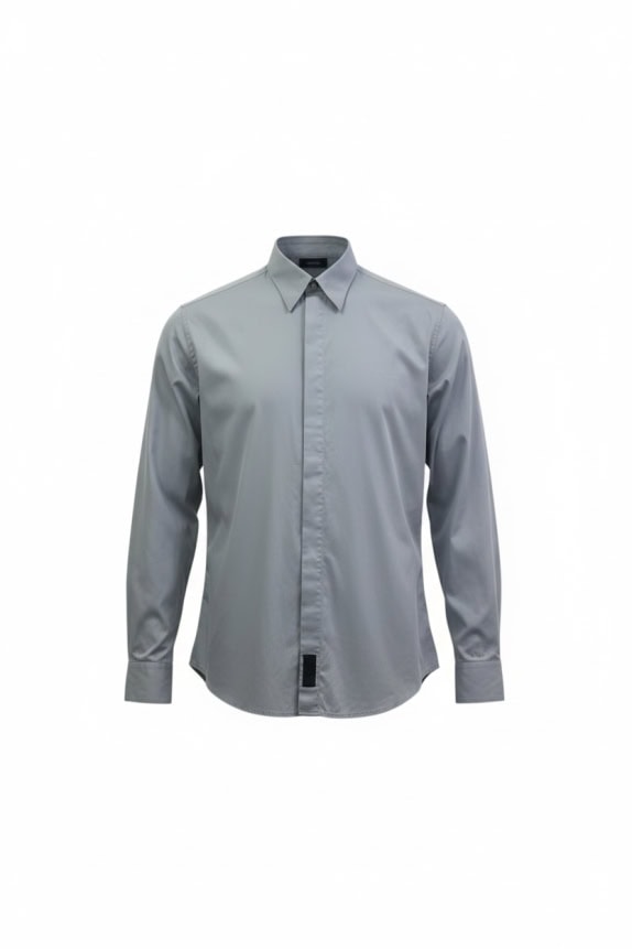 VERSACE CLASSIC V2 CAMICIA VINTAGE MINIMAL GRIGIA DA UOMO L