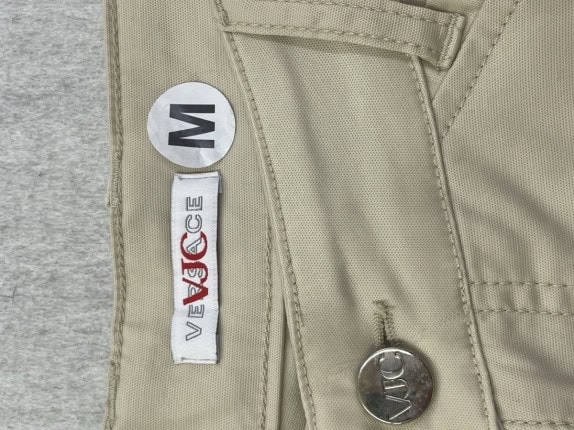 Y2K VERSACE JEANS COUTURE ΠΑΝΤΕΛΟΝΙ MINIMAL ΜΠΕΖ UNISEX PRE OWNED M
