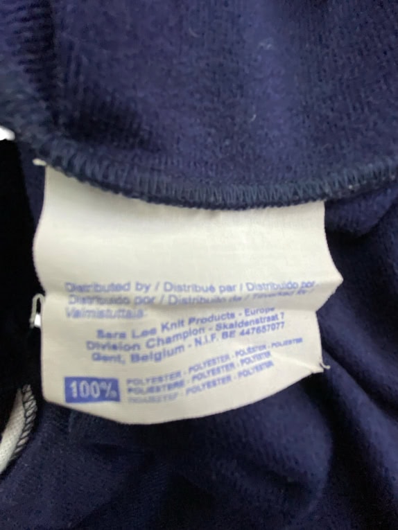 Vintage 90s Champion Tracksuit Σετ Navy Blue Snap Pants S