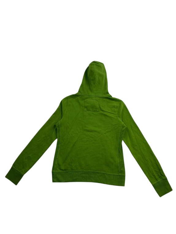 VINTAGE ABERCROMBIE & FITCH HOODIE LOGO GREEN WOMEN'S M