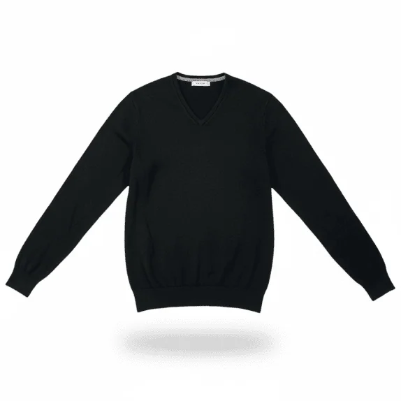 VINTAGE ADIDAS ADIPURE ΠΟΥΛΟΒΕΡ V-NECK ΜΑΥΡΟ S