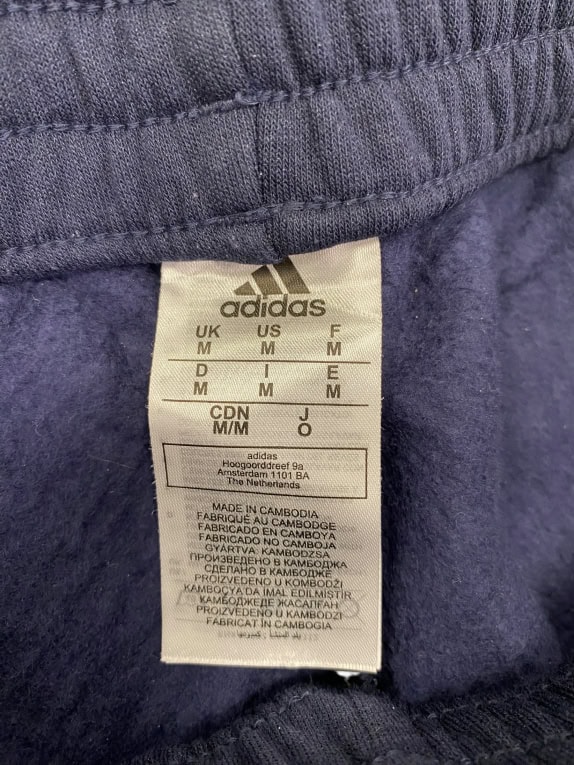 VINTAGE ADIDAS ΜΠΛΕ ΠΑΝΤΕΛΟΝΙ ΦΟΡΜΑΣ M