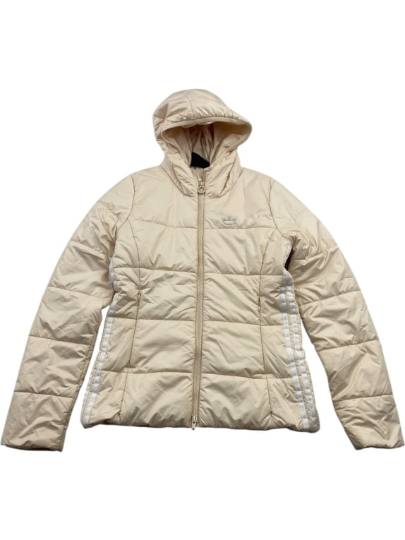 GIUBBOTTO PUFFER CON CAPPUCCIO ADIDAS ORIGINALS VINTAGE BEIGE DA DONNA S