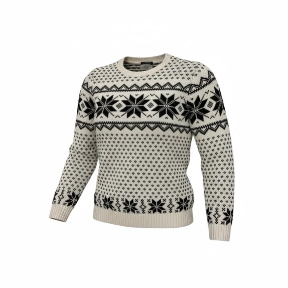 VINTAGE ALCOTT ΠΛΕΚΤΟ ΠΟΥΛΟΒΕΡ FAIR ISLE ΑΝΔΡΙΚΟ XXL