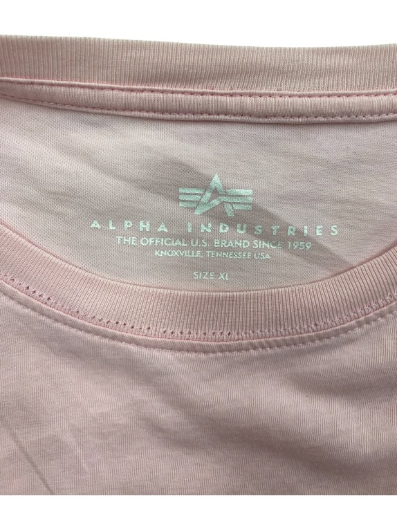 VINTAGE ALPHA INDUSTRIES ΜΠΛΟΥΖΑΚΙ ΜΕ ΛΟΓΟΤΥΠΟ ΡΟΖ ΑΝΔΡΙΚΟ XL