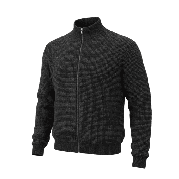VINTAGE MEN'S G-STAR RAW KNITTED CARDIGAN BLACK XL