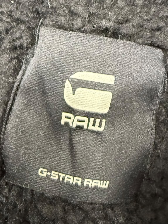 VINTAGE ΑΝΔΡΙΚΗ ΠΛΕΚΤΗ ΖΑΚΕΤΑ G-STAR RAW CARDIGAN ΜΑΥΡΟ XL