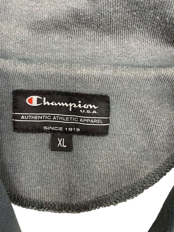 VINTAGE ΑΝΔΡΙΚΟ CHAMPION QUARTER-ZIP ΤΟΠ BEIGE SIZE XL