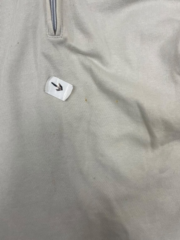 VINTAGE ΑΝΔΡΙΚΟ CHAMPION QUARTER-ZIP ΤΟΠ BEIGE SIZE XL