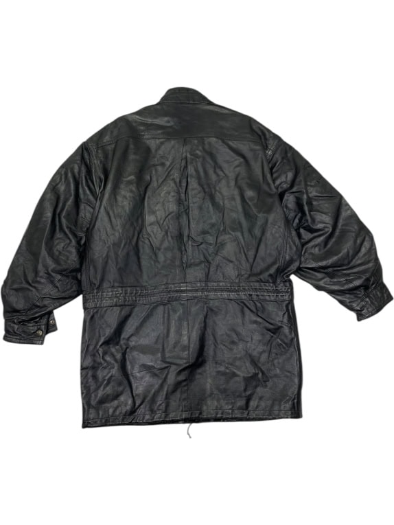 VINTAGE ΑΝΔΡΙΚΟ ΔΕΡΜΑΤΙΝΟ JACKET ME ΠΟΛΛΑΠΛΕΣ ΤΣΕΠΕΣ M/L
