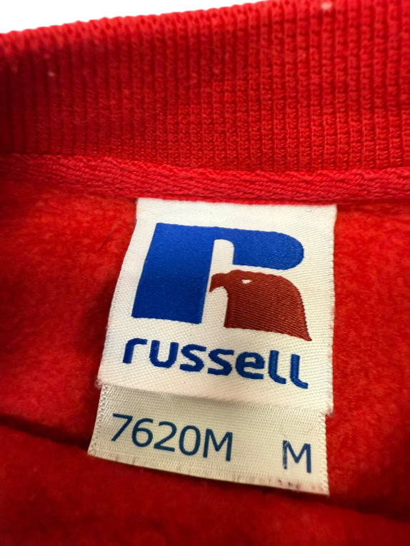 VINTAGE ΑΝΔΡΙΚΟ ΦΟΥΤΕΡ RUSSELL DISNEY ΚΟΚΚΙΝΟ M