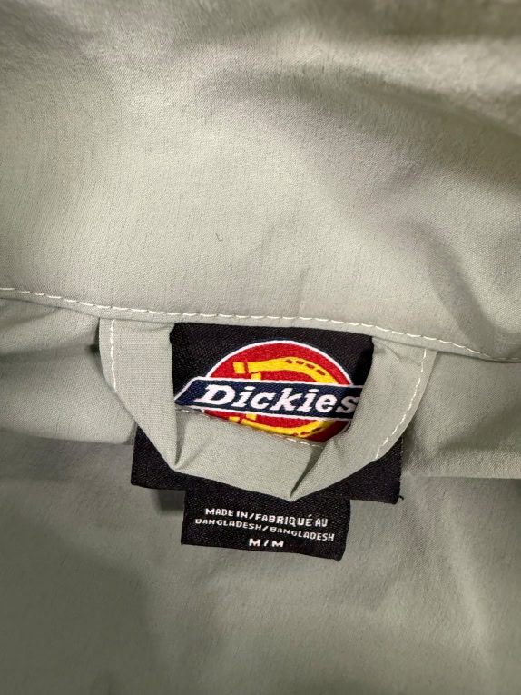 VINTAGE ΑΝΔΡΙΚΟ ΜΠΟΥΦΑΝ DICKIES TRACK JACKET ΧΑΚΙ M