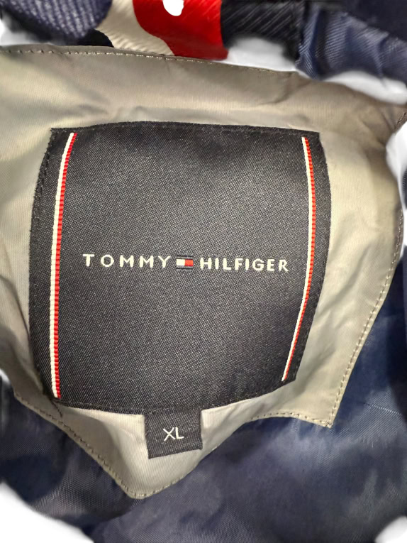 VINTAGE ΑΝΔΡΙΚΟ ΜΠΟΥΦΑΝ TOMMY HILFIGER THWARM TECHNICAL QUILTED JACKET ΓΚΡΙ XL