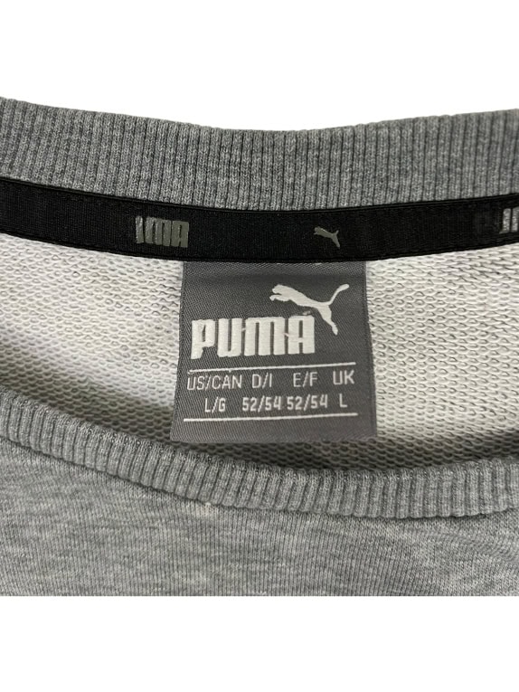 VINTAGE ΑΝΔΡΙΚΟ PUMA ΦΟΥΤΕΡ ΜΕ ΣΤΡΟΓΓΥΛΗ ΛΑΙΜΟΚΟΨΗ ΓΚΡΙ L