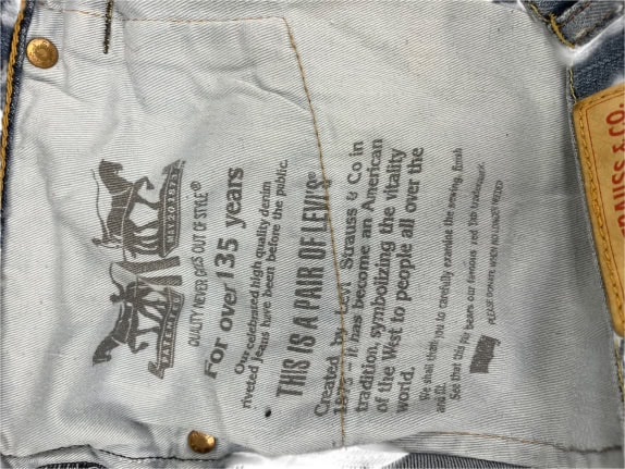 VINTAGE ΑΝΔΡΙΚΟ ΤΖΙΝ LEVI'S DENIM JEANS S