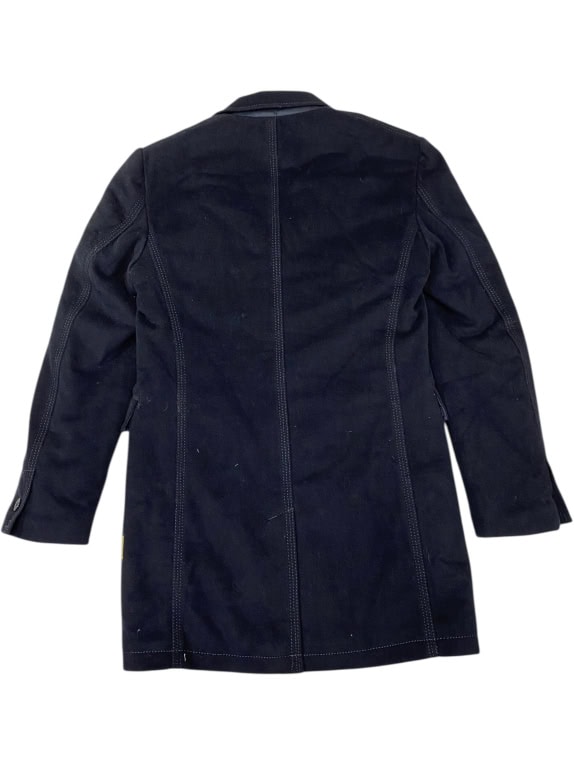 VINTAGE ARMANI JEANS BLACK COAT XS