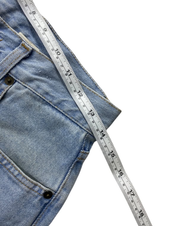 VINTAGE ARMANI JEANS ΠΑΝΤΕΛΟΝΙ DENIM ΙΣΙΑ ΓΡΑΜΜΗ ΓΑΛΑΖΙΟ ΓΥΝΑΙΚΕΙΟ XS S