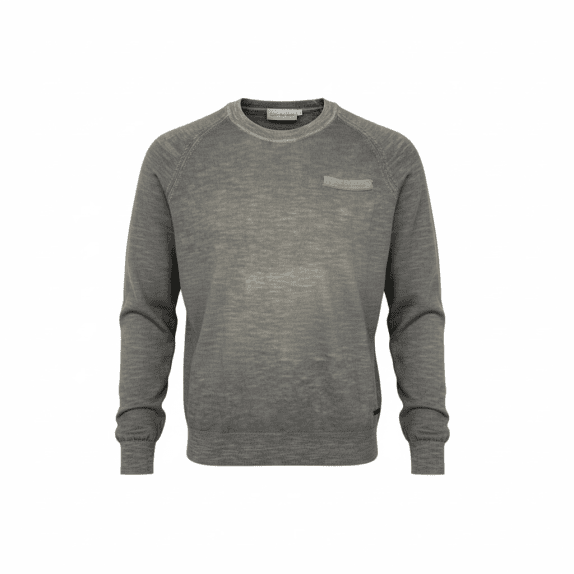 VINTAGE CALVIN KLEIN JEANS MAGLIONE GRIGIO IN LANA/MAGLIA M