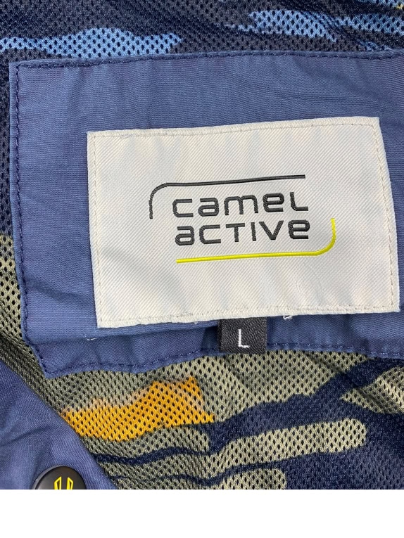 VINTAGE CAMEL ACTIVE UTILITY JACKET BLUE MEN'S L