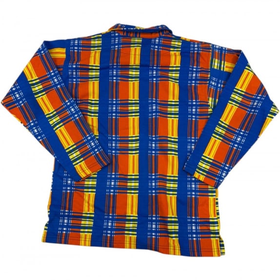 VINTAGE 90s Camel Collection Plaid Shirt/Polo M