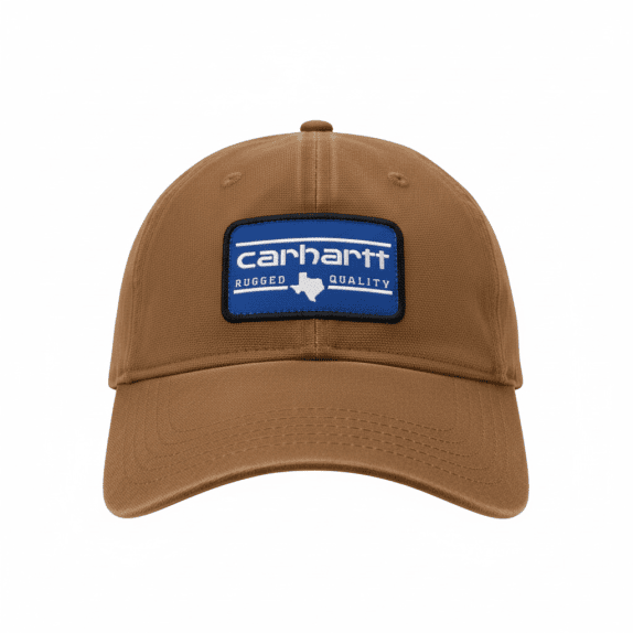 Cappello marrone vintage Carhartt con patch OSFA
