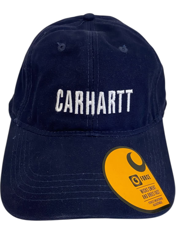 VINTAGE CARHARTT ΚΑΠΕΛΟ JOCKEY ΛΟΓΟΤΥΠΟ ΜΠΛΕ ΣΚΟΥΡΟ UNISEX ONE SIZE