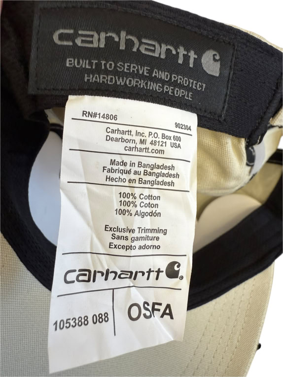 VINTAGE CARHARTT WORK WEAR ΚΑΠΕΛΟ ONE SIZE