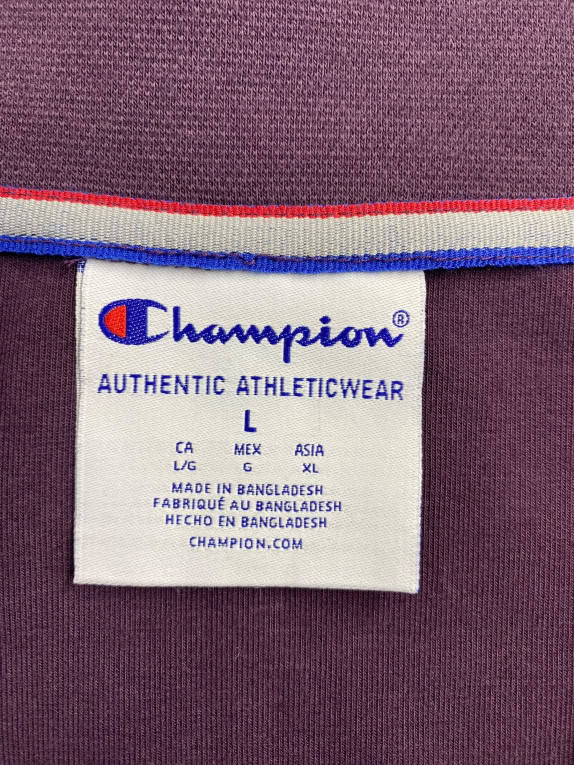VINTAGE CHAMPION AUTHENTIC ATHLETICWEAR ΦΟΥΤΕΡ ΜΕ ΜΙΣΟ ΦΕΡΜΟΥΑΡ ΜΩΒ ΑΝΔΡΙΚΟ L