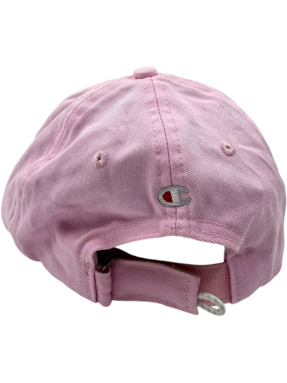 VINTAGE CHAMPION BASEBALL CAP ΚΕΝΤΗΤΟ ΛΟΓΟΤΥΠΟ ΡΟΖ ΓΥΝΑΙΚΕΙΟ ONE SIZE