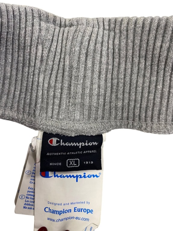 VINTAGE CHAMPION GREY TRACK PANTS XL