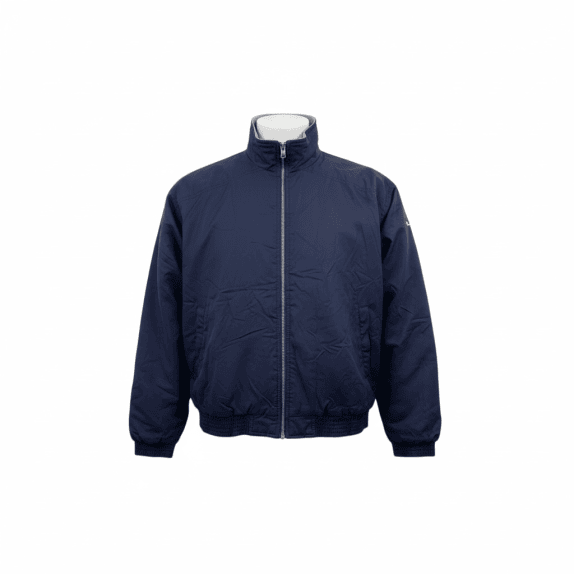 VINTAGE CHAMPION U.S.A. FLEECE LINED JACKET BLUE MEN'S L