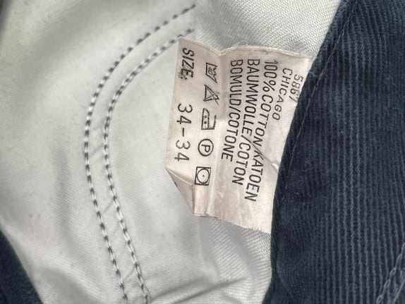 VINTAGE CHINO RΙΓΕ ΠΑΝΤΕΛΟΝΙ ΑΝΔΡΙΚΟ L