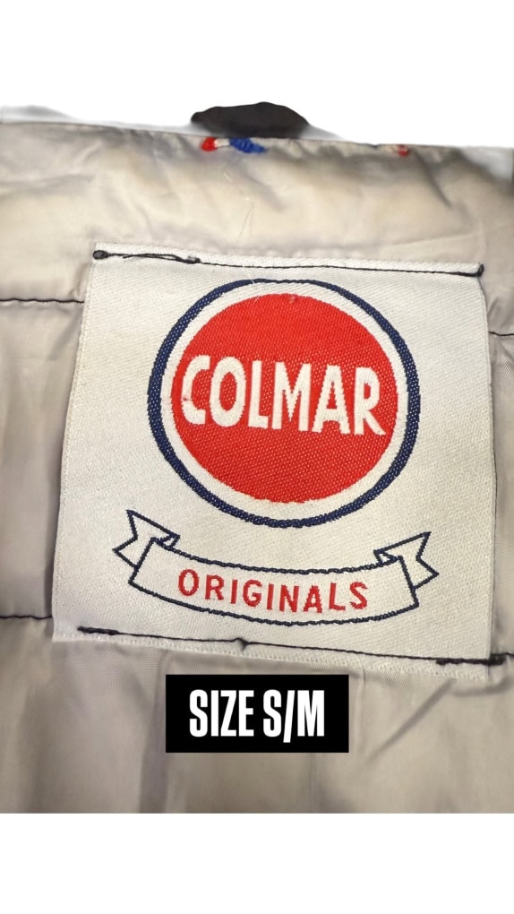 VINTAGE COLMAR ORIGINALS MEN'S BLACK QUILTED JACKET
