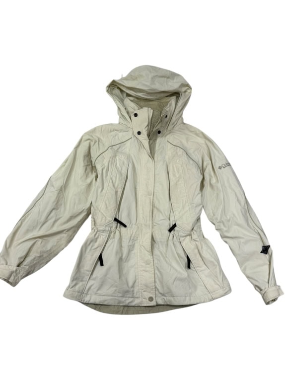 VINTAGE COLUMBIA ΓΥΝΑΙΚΕΙΟ OUTDOOR ΜΠΟΥΦΑΝ ΚΡΕΜ