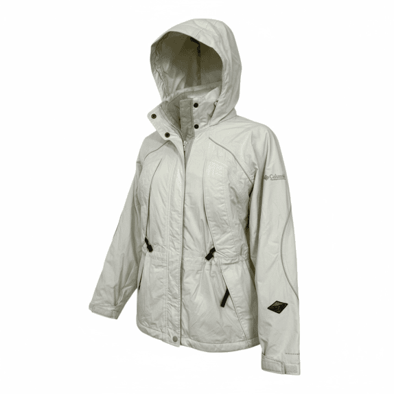 VINTAGE COLUMBIA ΓΥΝΑΙΚΕΙΟ OUTDOOR ΜΠΟΥΦΑΝ ΚΡΕΜ