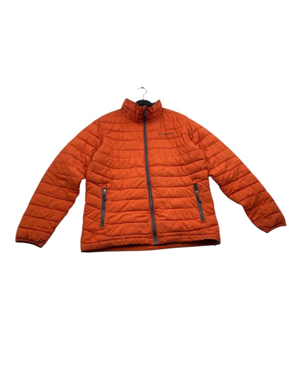 VINTAGE COLUMBIA ΜΠΟΥΦΑΝ PUFFER LOGO ΠΟΡΤΟΚΑΛΙ ΑΝΔΡΙΚΟ M