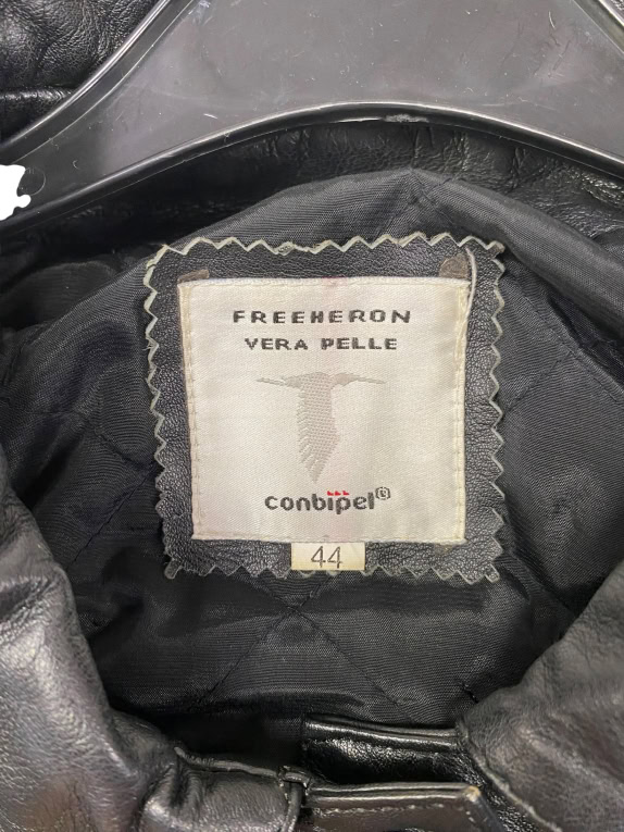 VINTAGE CONBIPEL FREEHERON ΓΥΝΑΙΚΕΙΟ ΔΕΡΜΑΤΙΝΟ ΤΖΑΚΕΤ M/L