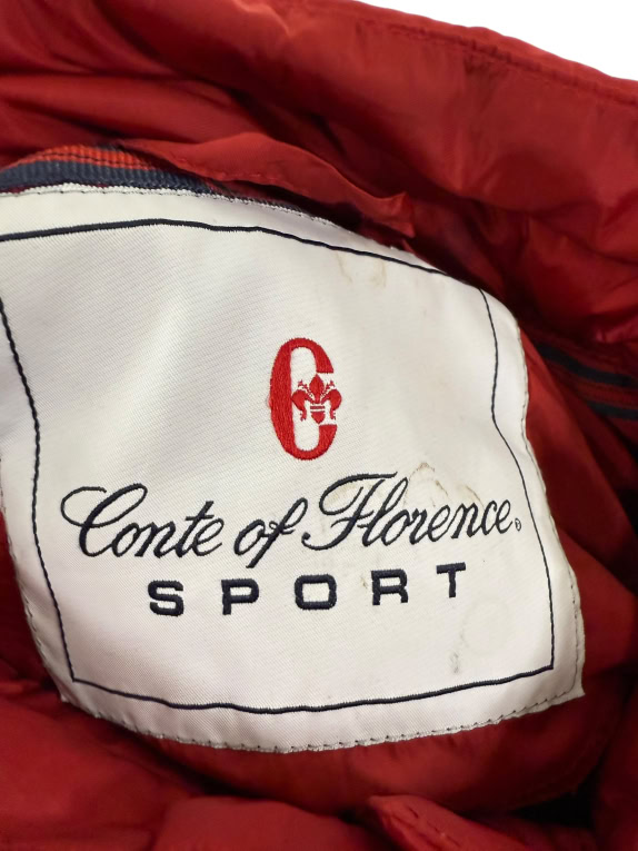 VINTAGE CONTE OF FLORENCE LONG QUILTED PUFFER JACKET