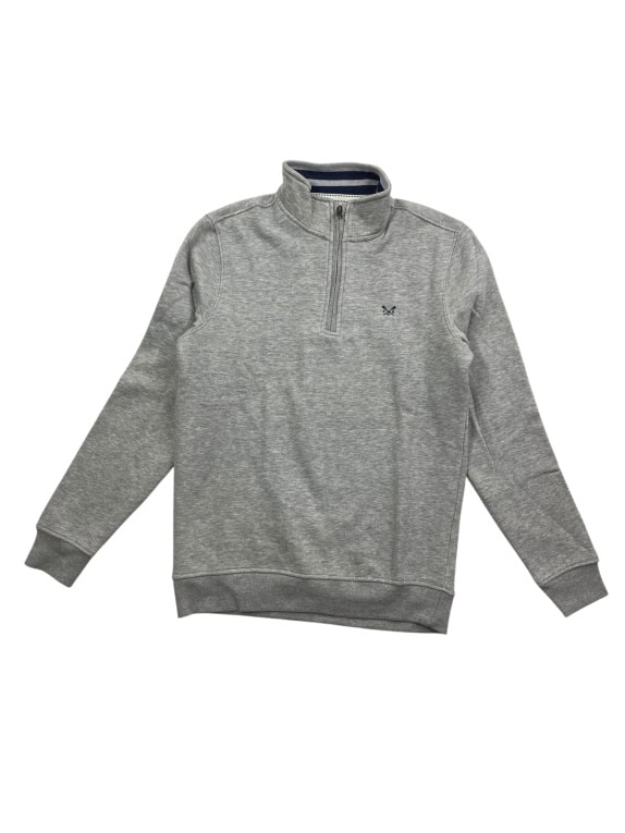 VINTAGE CREW CLOTHING COMPANY ΦΟΥΤΕΡ ΜΕ ΦΕΡΜΟΥΑΡ ΣΤΟ ΛΑΙΜΟ ΛΟΓΟΤΥΠΟ ΓΚΡΙ ΑΝΔΡΙΚΟ M