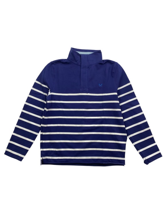 VINTAGE CREW CLOTHING COMPANY ΜΠΛΟΥΖΑ ΜΕ ΚΟΥΜΠΙΑ ΡΙΓΕ ΜΠΛΕ ΑΝΔΡΙΚΟ M