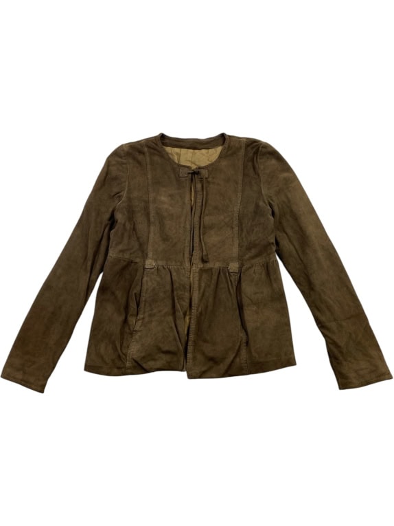 Vintage Δερμάτινο Suede Jacket Καφέ (S)