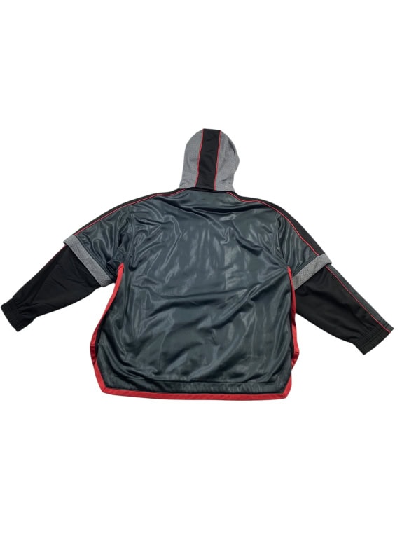 VINTAGE DIADORA ΖΑΚΕΤΑ TRACK TOP ΜΕ ΚΟΥΚΟΥΛΑ GREY/BLACK ΑΝΔΡΙΚΟ XXL