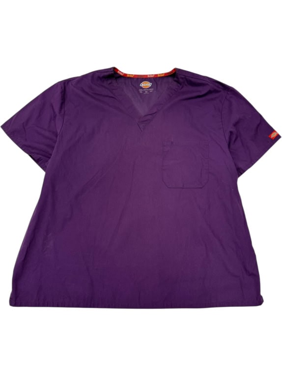 VINTAGE DICKIES PURPLE SCRUB TOP 3XL