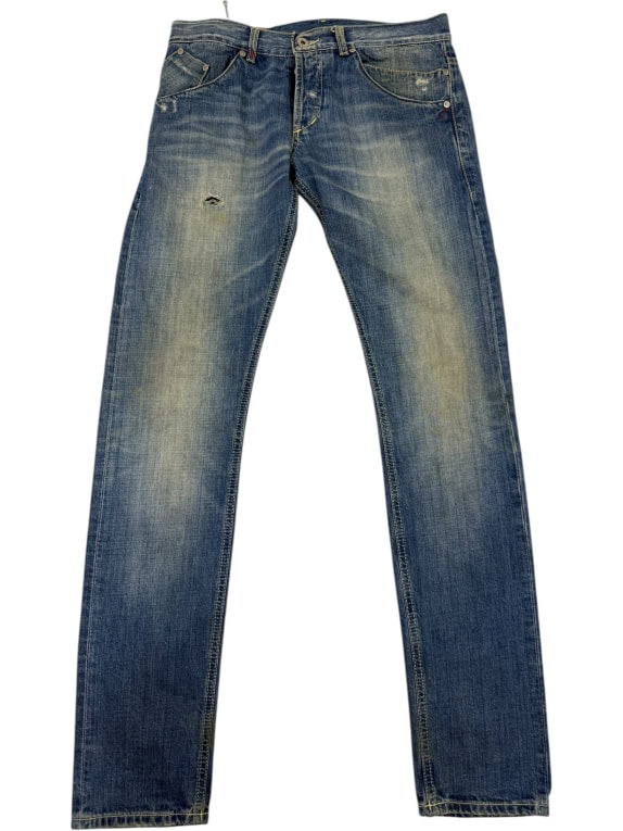 VINTAGE DONDUP JEANS DA UOMO SLIM FIT BLU M